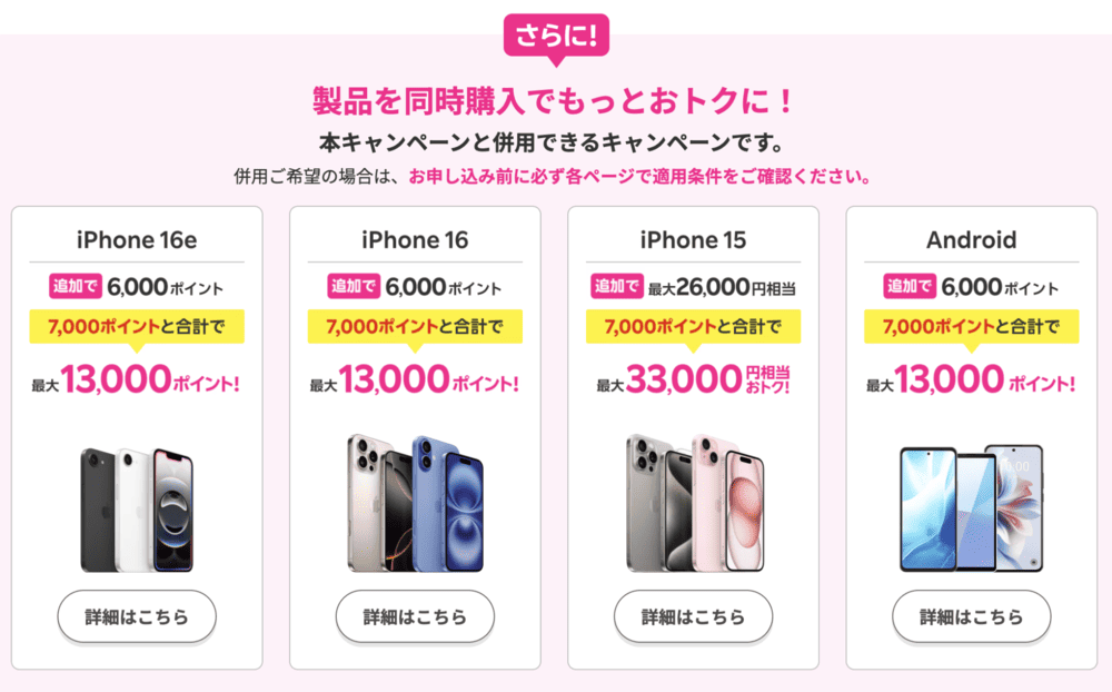 楽天モバイル 端末を同時購入