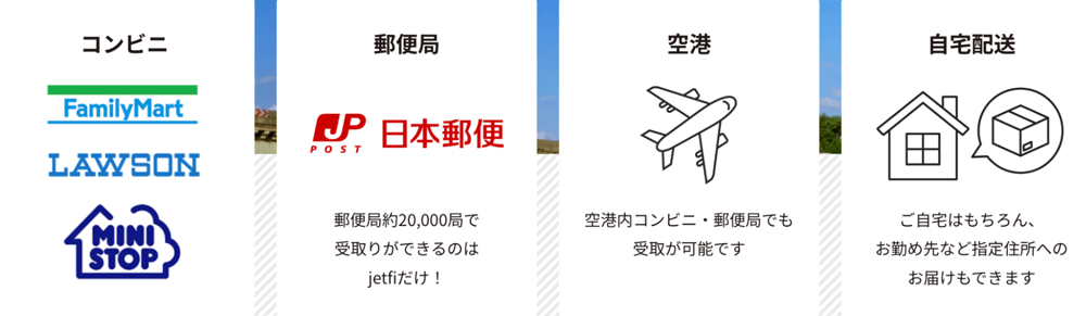 jetfi 受取方法