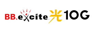 BB.excite光 10G ロゴ
