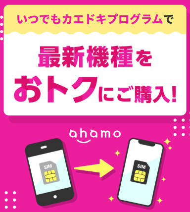 ahamo いつでもカエドキプログラム