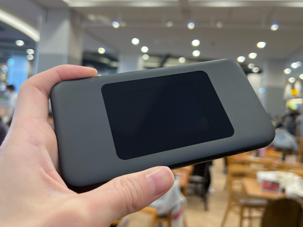 Broad WiMAX ショッピングモールでの使用